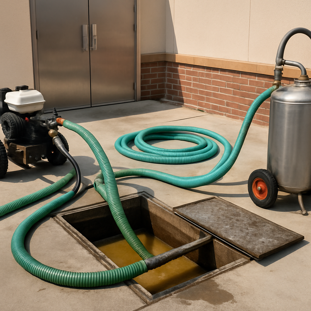 Grease trap cleaning